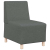 Sofa Fotel Ciemnoszary 55 cm Tkanina
