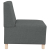 Sofa Fotel Ciemnoszary 55 cm Tkanina