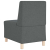 Sofa Fotel Ciemnoszary 55 cm Tkanina