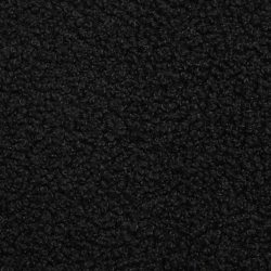 Sofa Fotel Czarny 55 cm Kręcona Tkanina Wełniana
