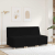 Sofa Fotel Czarny 55 cm Kręcona Tkanina Wełniana