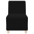 Sofa Fotel Czarny 55 cm Kręcona Tkanina Wełniana