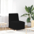 Sofa Fotel Czarny 55 cm Kręcona Tkanina Wełniana