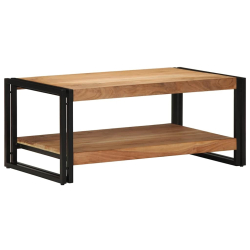 Stolik kawowy 90x50x38 cm Drewno lite Akacja