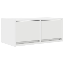 Szafki RTV 2 szt. Białe 60x31x25,5 cm Drewno klejone