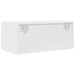 Szafki RTV 2 szt. Białe 60x31x25,5 cm Drewno klejone