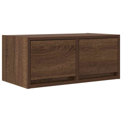 Szafka RTV Brązowy Dąb 60x31x25,5 cm Drewno klejone