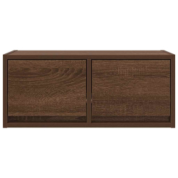 Szafka RTV Brązowy Dąb 60x31x25,5 cm Drewno klejone