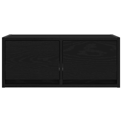 Szafki RTV 2 szt. Dąb czarny 60x31x25,5 cm Drewno klejone