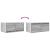 Szafka RTV Szara Sonoma 60x31x25,5 cm Drewno klejone