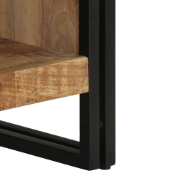 Stolik kawowy 70x50x38 cm lite drewno surowe mango