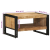 Stolik kawowy 70x50x38 cm lite drewno surowe mango