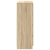 Komoda Sonoma Oak 80x35x99 cm Drewno klejone