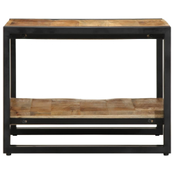 Stolik kawowy 50x50x38 cm lite drewno surowe mango