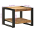 Stolik kawowy 50x50x38 cm lite drewno surowe mango
