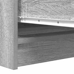 Komoda, szary dąb sonoma, 100x35x76 cm, materiał drewnopochodny