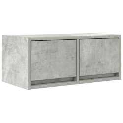 Szafki RTV 2 szt. Beton Szary 60x31x25,5 cm Drewno klejone
