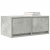 Szafki RTV 2 szt. Beton Szary 60x31x25,5 cm Drewno klejone