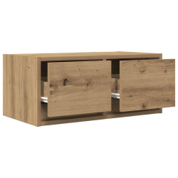 Szafka RTV Artisan Oak 60x31x25,5 cm Drewno klejone