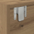 Szafka RTV Artisan Oak 60x31x25,5 cm Drewno klejone