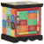 Szafka nocna 2 szt. Wielokolorowa 40x35x45 cm Drewno lite Mango