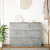 Komoda Betonowa Szara 100x35x76 cm Drewno klejone