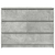 Komoda Betonowa Szara 100x35x76 cm Drewno klejone
