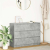 Komoda Betonowa Szara 100x35x76 cm Drewno klejone