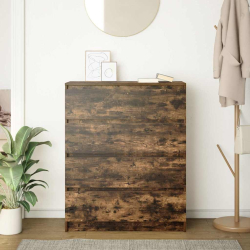 Komoda Dąb wędzony 80x35x99 cm Drewno klejone