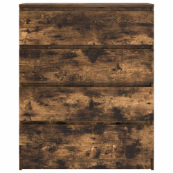 Komoda Dąb wędzony 80x35x99 cm Drewno klejone