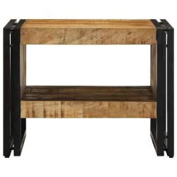 Stolik kawowy 50x50x38 cm lite drewno surowe mango