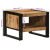 Stolik kawowy 50x50x38 cm lite drewno surowe mango