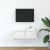 Szafka RTV Biała 60x31x25,5 cm Drewno klejone