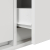 Szafka RTV Biała 60x31x25,5 cm Drewno klejone