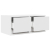 Szafka RTV Biała 60x31x25,5 cm Drewno klejone