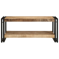 Stolik kawowy 90x50x38 cm lite drewno surowe mango
