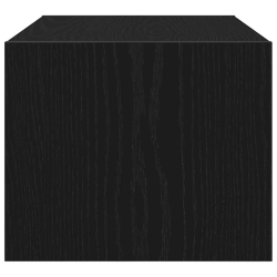 Szafka RTV Czarny Dąb 60x31x25,5 cm Drewno klejone