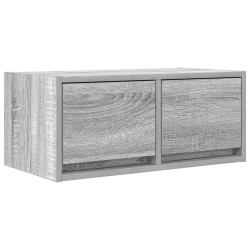 Szafki RTV 2 szt. Szary Sonoma 60x31x25,5 cm Drewno klejone