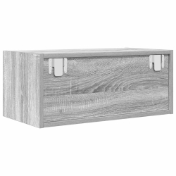 Szafki RTV 2 szt. Szary Sonoma 60x31x25,5 cm Drewno klejone