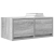 Szafki RTV 2 szt. Szary Sonoma 60x31x25,5 cm Drewno klejone
