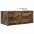 Szafki RTV 2 szt. Dąb wędzony 60x31x25,5 cm Drewno klejone