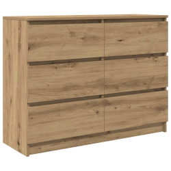 Komoda Artisan Dąb 100x35x76 cm Drewno klejone