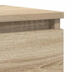 Komoda, dąb sonoma, 100x35x76 cm, materiał drewnopochodny