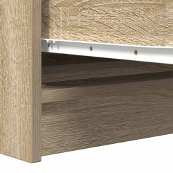 Komoda, dąb sonoma, 100x35x76 cm, materiał drewnopochodny