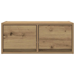Szafki RTV 2 szt. Dąb Artisan 60x31x25,5 cm Drewno klejone