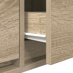 Szafka RTV Sonoma Oak 60x31x25,5 cm Drewno klejone
