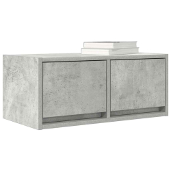 Szafka RTV Beton Szary 60x31x25,5 cm Drewno klejone