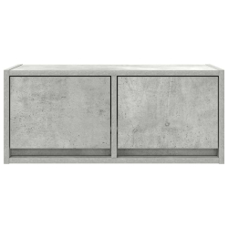 Szafka RTV Beton Szary 60x31x25,5 cm Drewno klejone