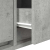 Szafka RTV Beton Szary 60x31x25,5 cm Drewno klejone