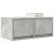 Szafka RTV Beton Szary 60x31x25,5 cm Drewno klejone